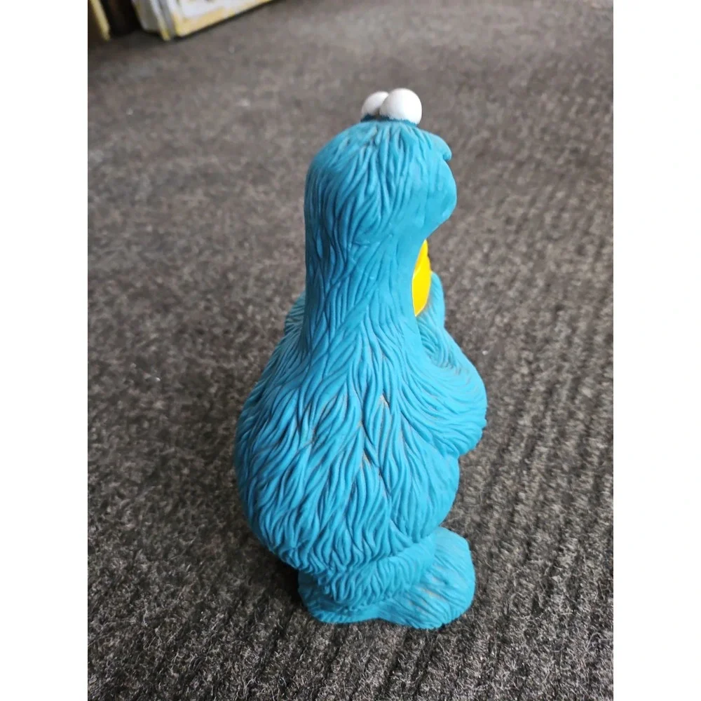 Vintage Illco Sesame Street Cookie Monster Coin Bank Complete w/Stopper 9
